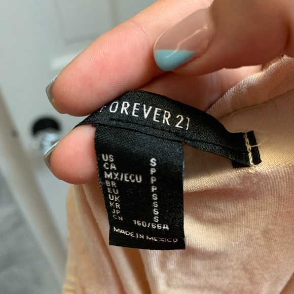 Forever21 Nude Twisted Skirt - Picture 3 of 3